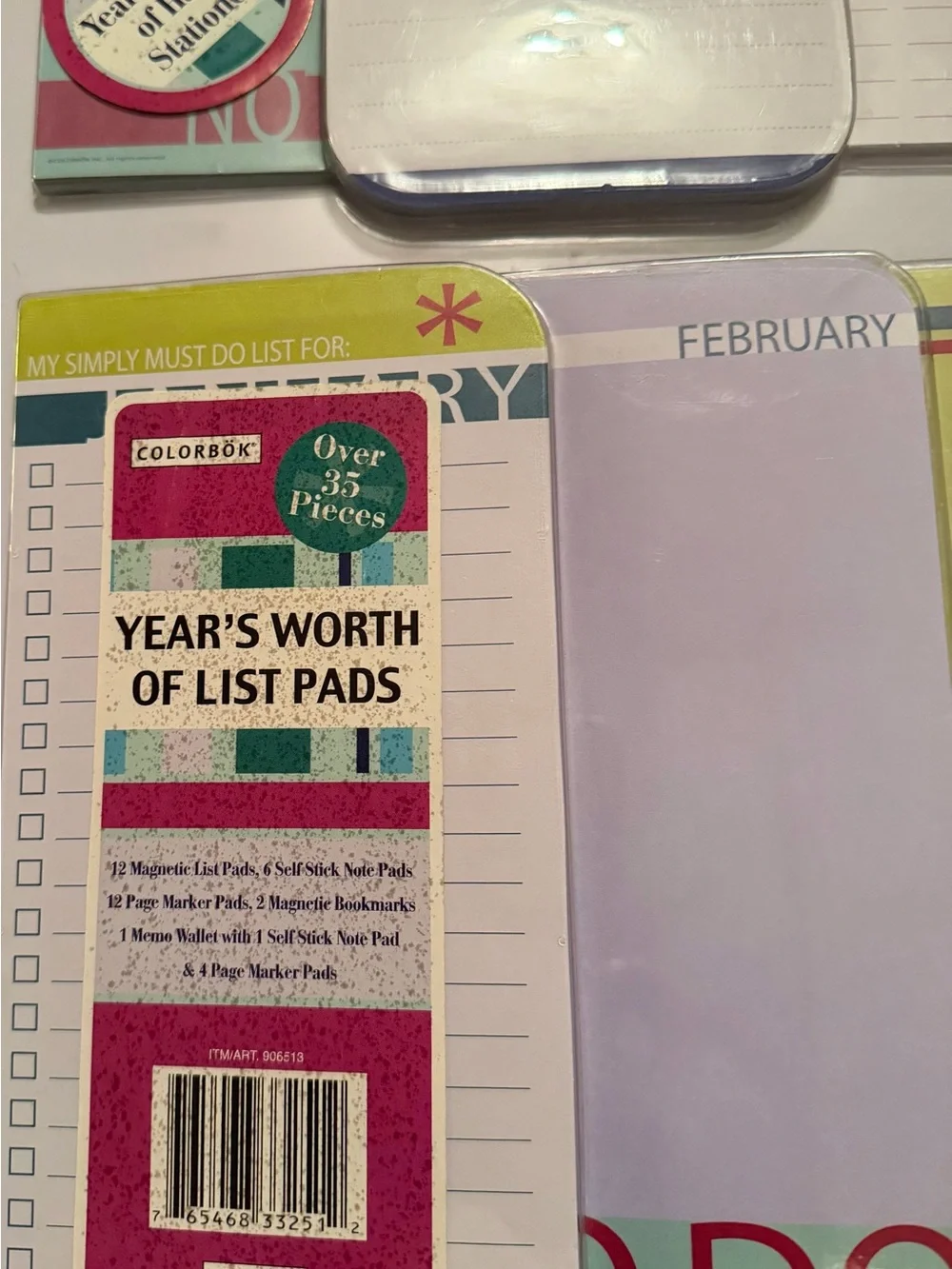 Post-its and Labels January-December